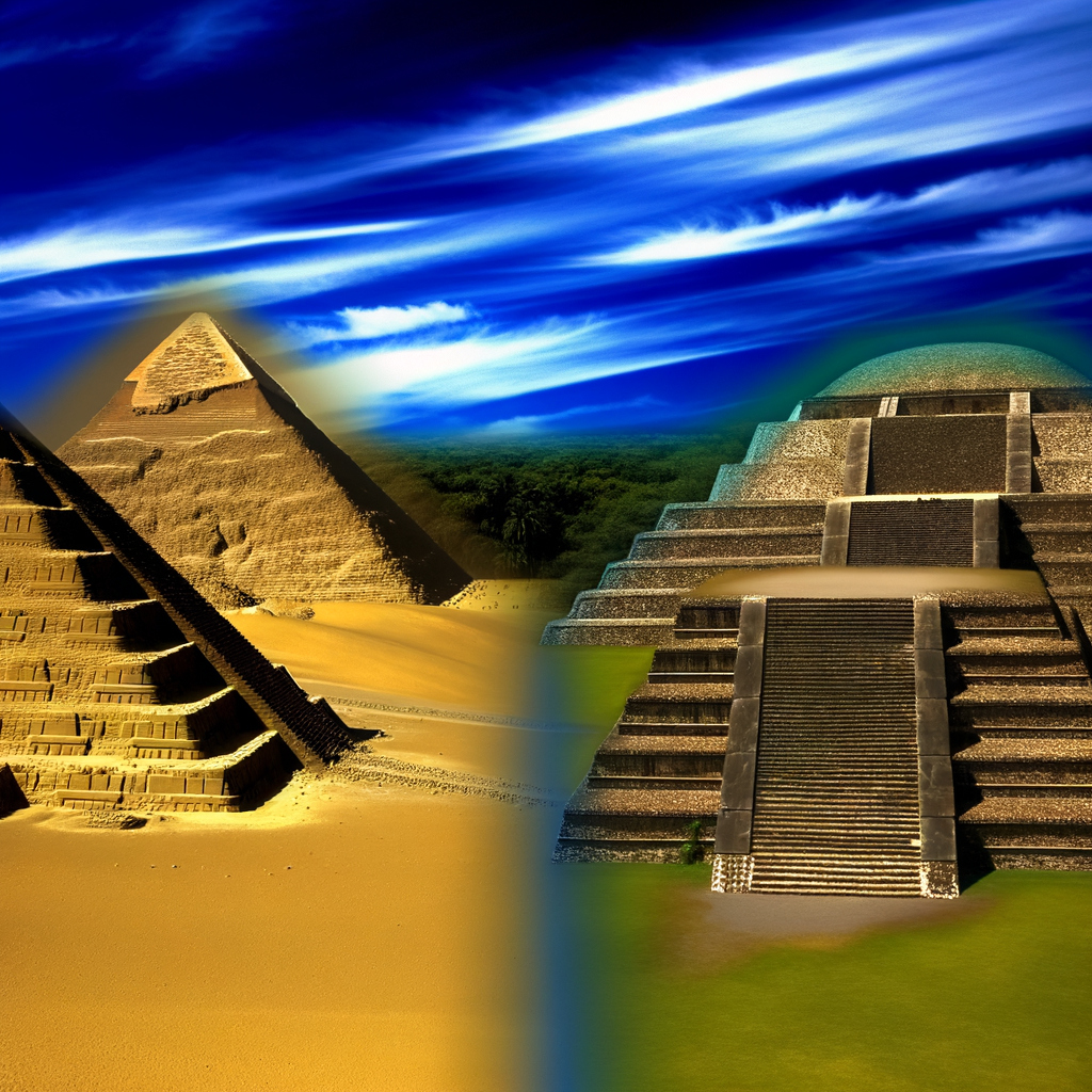 On trouve des pyramides dans différentes parties du monde