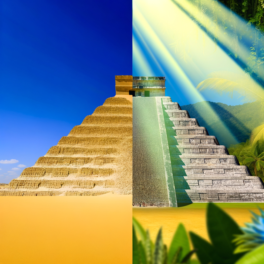 Pyramids can be found in many parts of the world