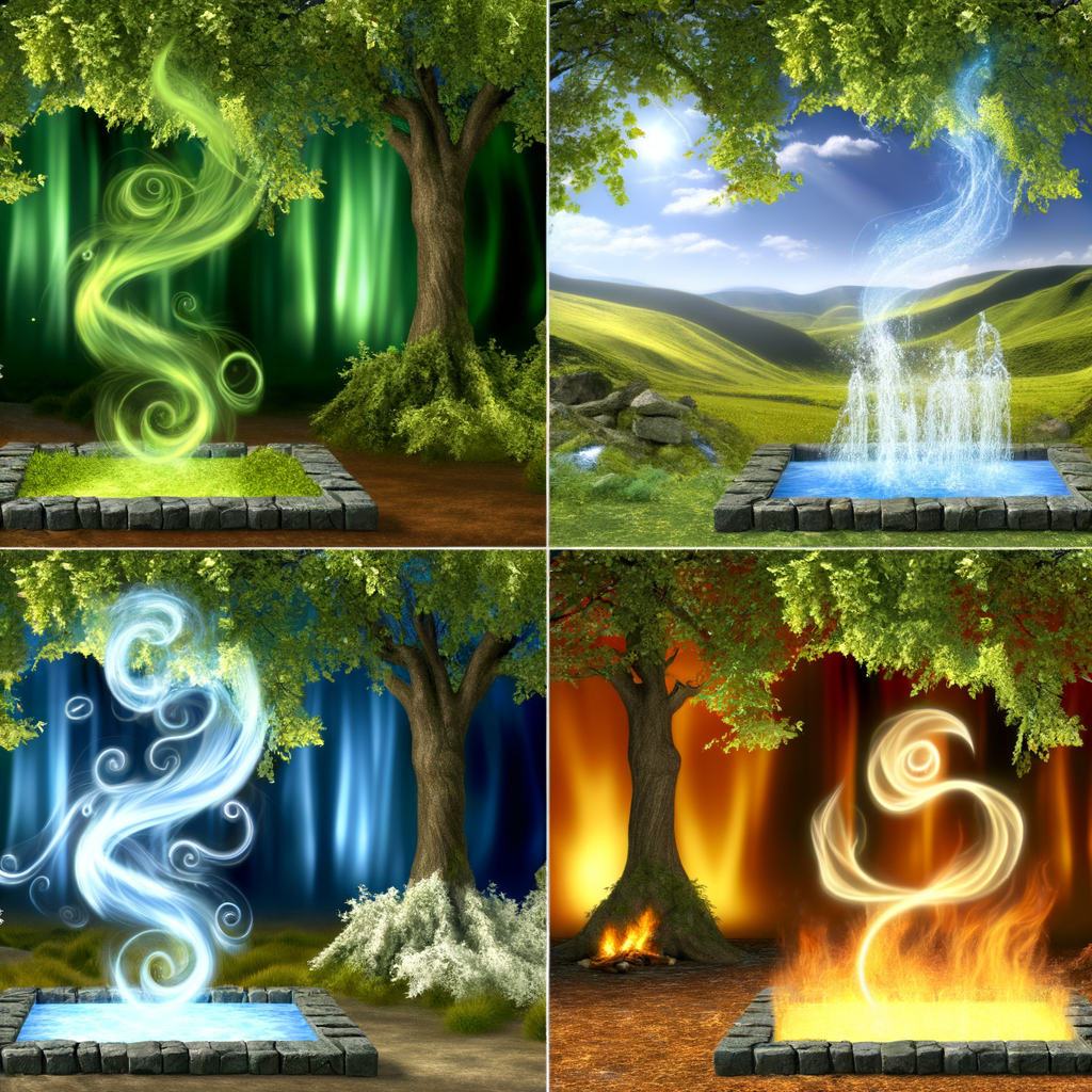 Earth, Water, Fire and Air, Doing the Elements